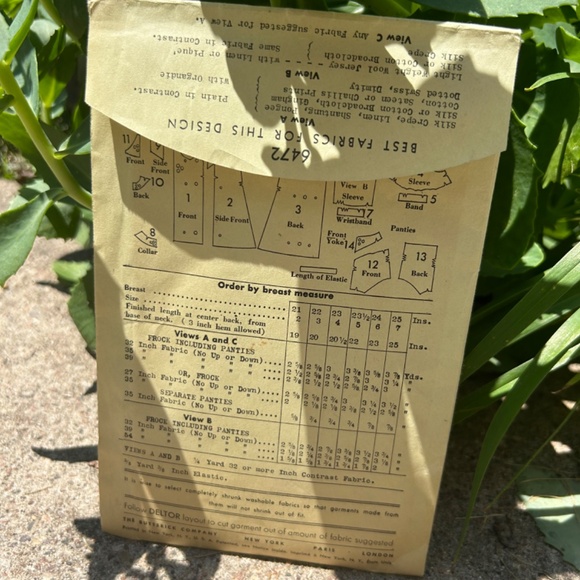 Butterick Sewing Pattern for Girls’ Frock - Picture 2 of 2